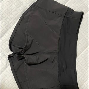 Size 4 Black Lululemon shorts
